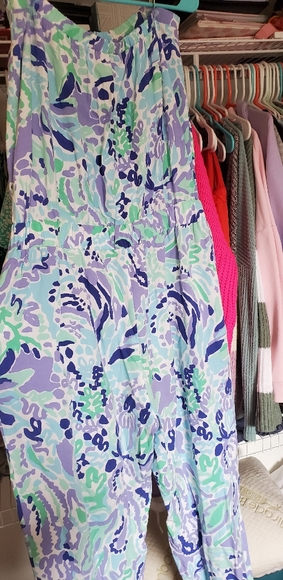 Lilly pulizter emiko nice ink romper size large - Picture 1 of 4